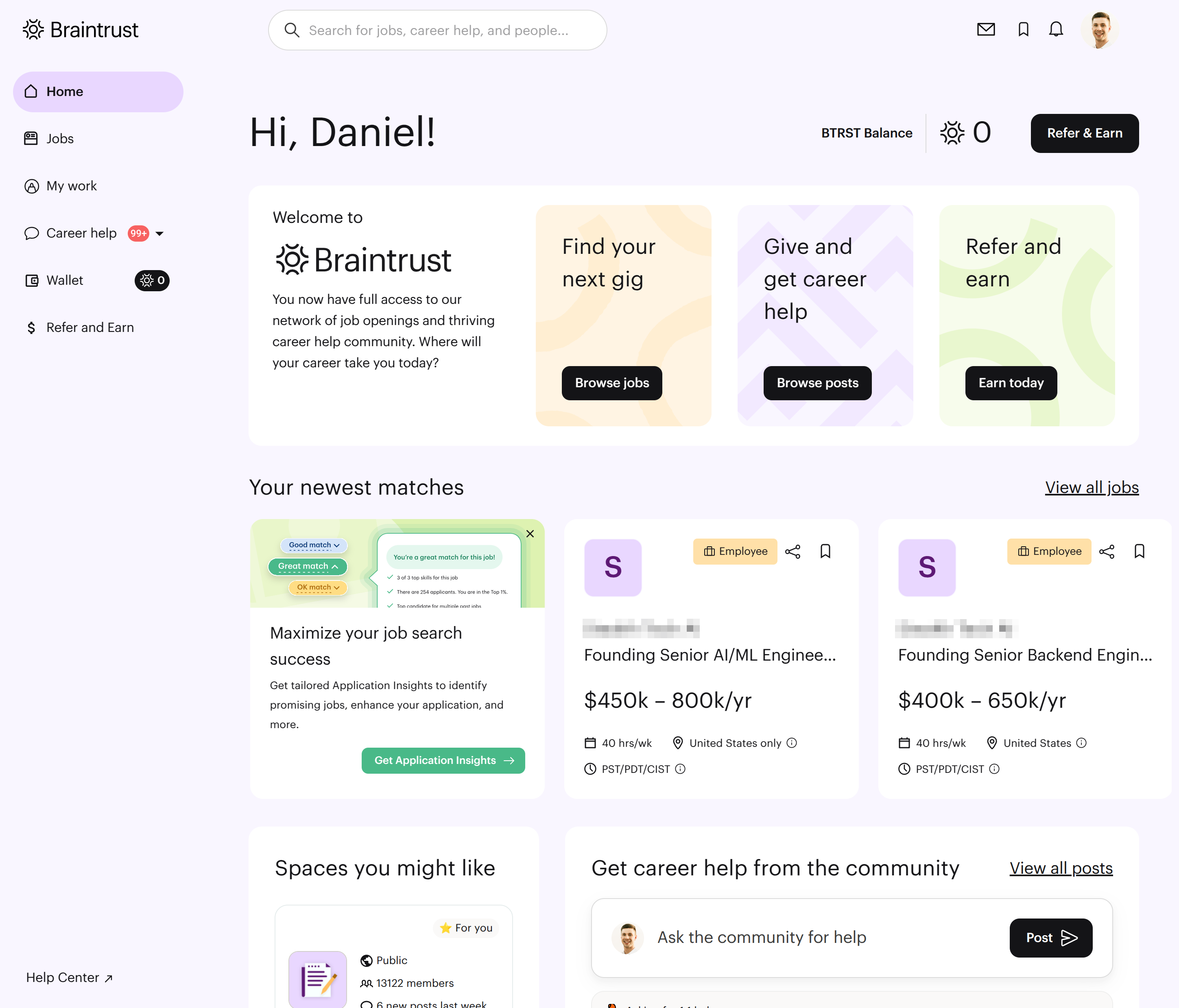 Braintrust Home Page